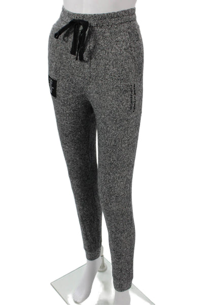 The Kooples Women Jogger Sweatpants Gray Drawstring Viscose Cotton Blend Size 1