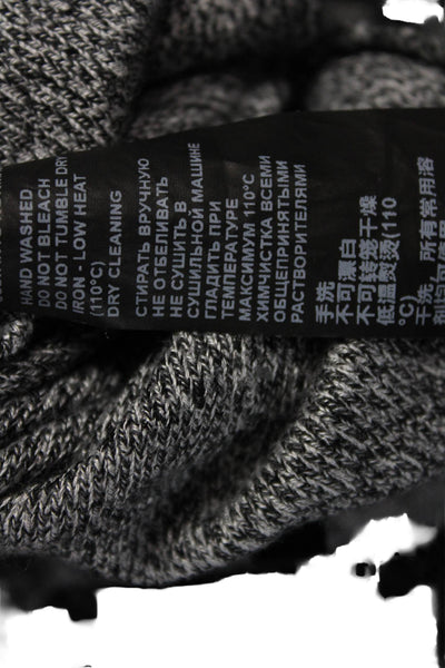 The Kooples Women Jogger Sweatpants Gray Drawstring Viscose Cotton Blend Size 1