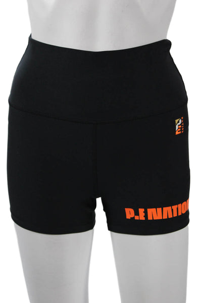 PE Nation Women Biker Shorts Black Size S