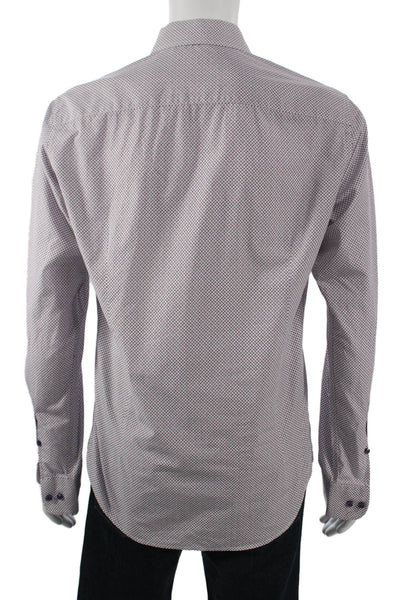 Sand Copenhagen Mens Dress Shirt Point Collar White Cotton Size M