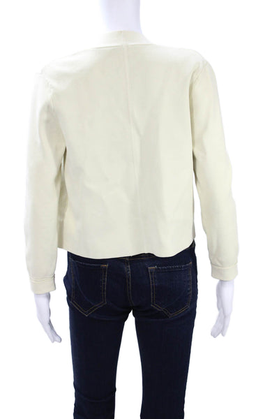 M.M. Lafleur Womens Beige Long Sleeve Blazer Size XS