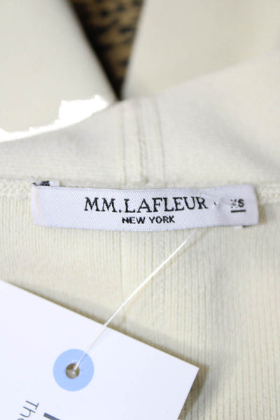 M.M. Lafleur Womens Beige Long Sleeve Blazer Size XS