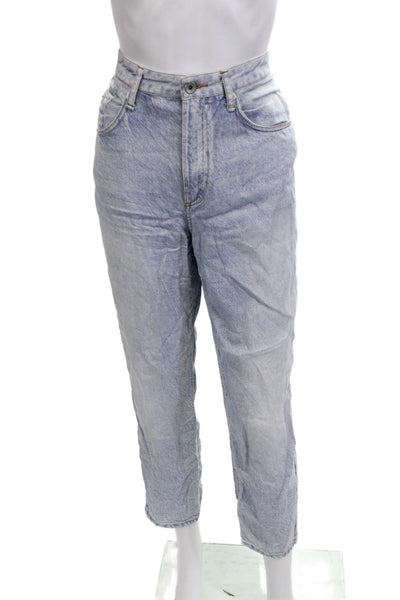 Rag & Bone Womens Cropped Ankle Jeans Light Blue Size 31