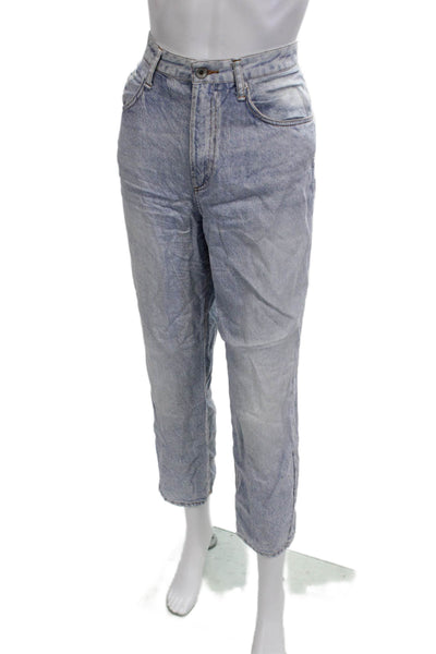 Rag & Bone Womens Cropped Ankle Jeans Light Blue Size 31