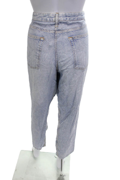 Rag & Bone Womens Cropped Ankle Jeans Light Blue Size 31