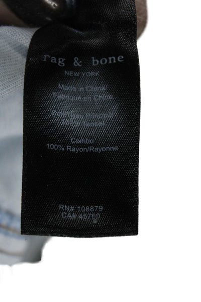 Rag & Bone Womens Cropped Ankle Jeans Light Blue Size 31