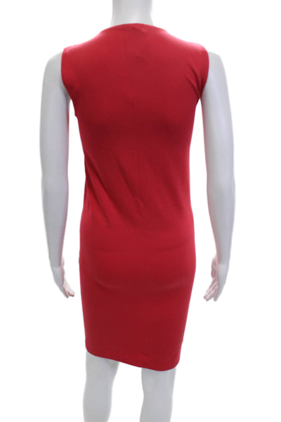 Wolford Women Sheath Bodycon Red Dress Size M