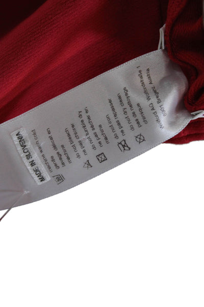 Wolford Women Sheath Bodycon Red Dress Size M