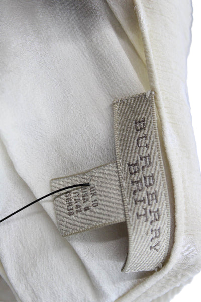 Burberry Brit Women Sundress Beige Polka Dot V-Neck Size 10