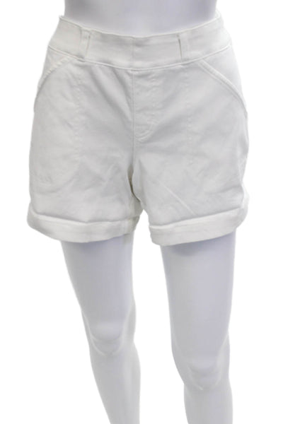 Spanx Unisex Chino Shorts White Size S