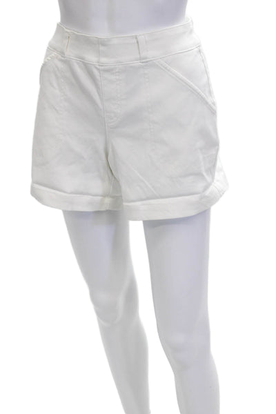 Spanx Unisex Chino Shorts White Size S