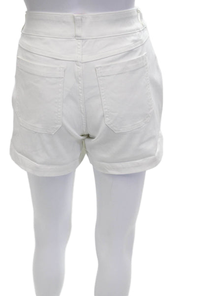 Spanx Unisex Chino Shorts White Size S