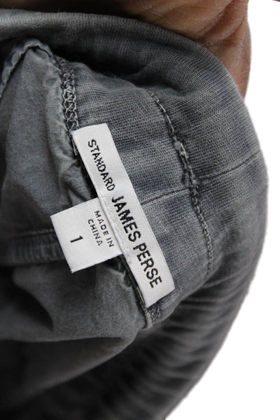 Standard James Perse Mens Cargo Jogger Pants Dark Gray Size 1