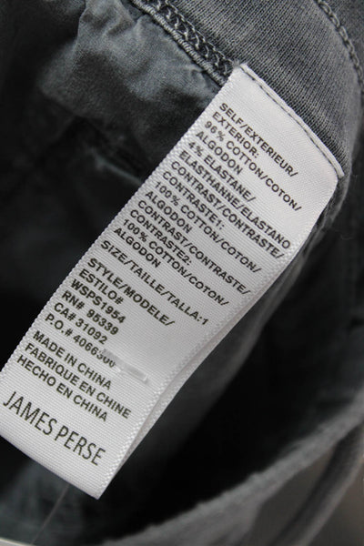 Standard James Perse Mens Cargo Jogger Pants Dark Gray Size 1