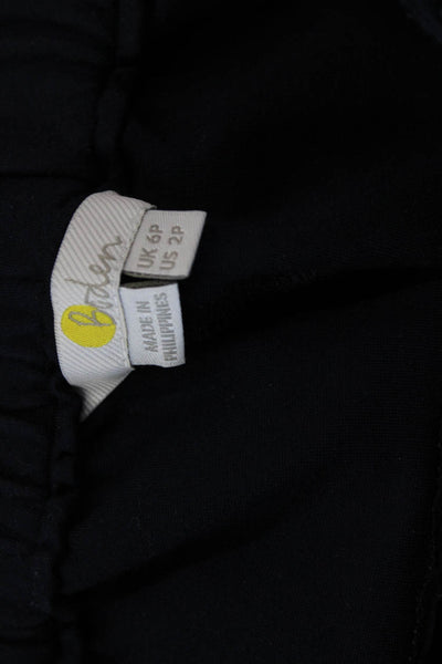 Boden Women Cropped Dress Pants Dark Blue Size 2P
