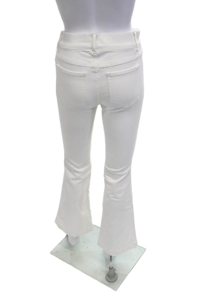 Spanx Womens White High Rise Jegging Pants Petite Size S