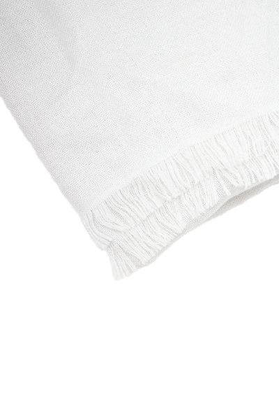 Saks Fifth Avenue Women's Fringe Edge Wrap Scarf Gray Size 80" x 19"