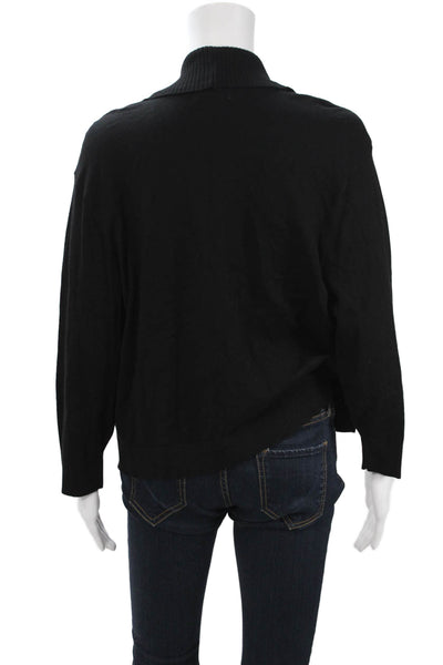 Calvin Klein Women Black Cardigan Long Sleeve Size L