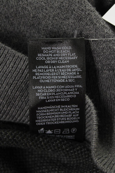 J Brand Mens Dark Blue Camouflage Pullover Cotton Cashmere Size S