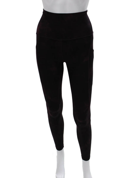 Lululemon Womens Ankle Leggings Black Nylon Elastane Size 2