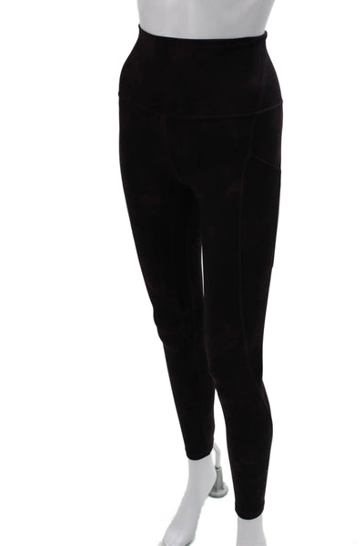 Lululemon Womens Ankle Leggings Black Nylon Elastane Size 2
