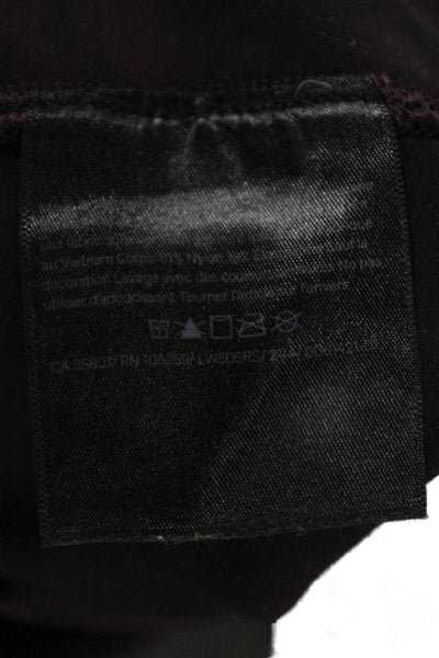 Lululemon Womens Ankle Leggings Black Nylon Elastane Size 2