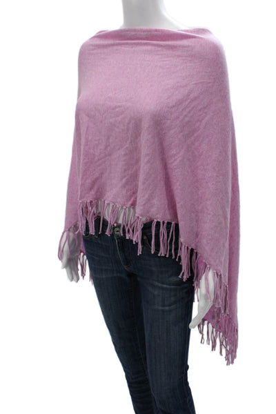 Minnie Rose Womens Purple Cotton Round Neck Sleeveless Blouse Size One Size