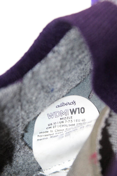 Allbirds Womens Wool Dasher Mizzles Athletic Sneakers Purple Size 10