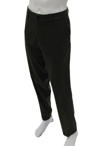 Lululemon Mens Green Dress Pants Button Classic Size 38
