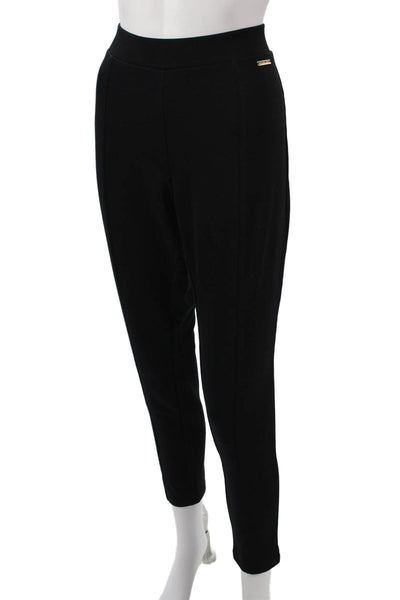 Michael Michael Kors Women Ankle Dress Pants Black Polyester Blend Size L