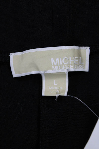 Michael Michael Kors Women Ankle Dress Pants Black Polyester Blend Size L