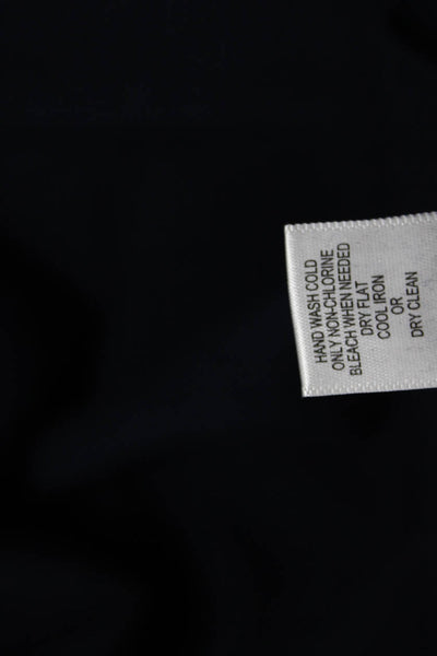 Banana Republic Mens Pullover Sweater V-Neck Merino Wool Dark Blue Size M