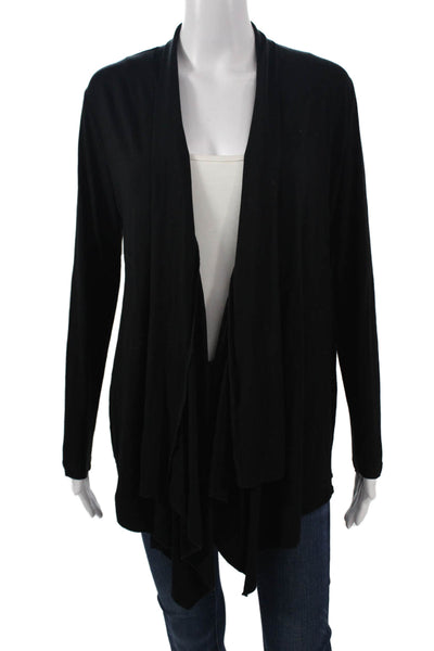 Sno Skins Womens Basic Silk Black Long Sleeve Sweater Size M