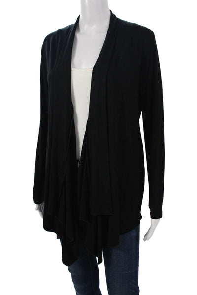 Sno Skins Womens Basic Silk Black Long Sleeve Sweater Size M