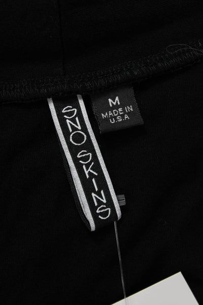 Sno Skins Womens Basic Silk Black Long Sleeve Sweater Size M