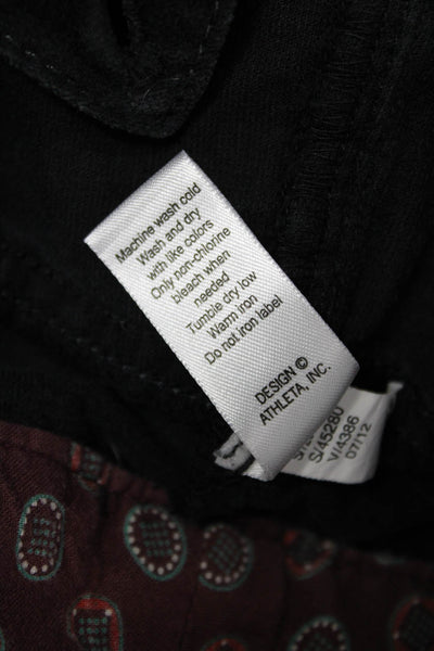 Athleta Womens Petite A-Line Mini Skirt Black Size 4