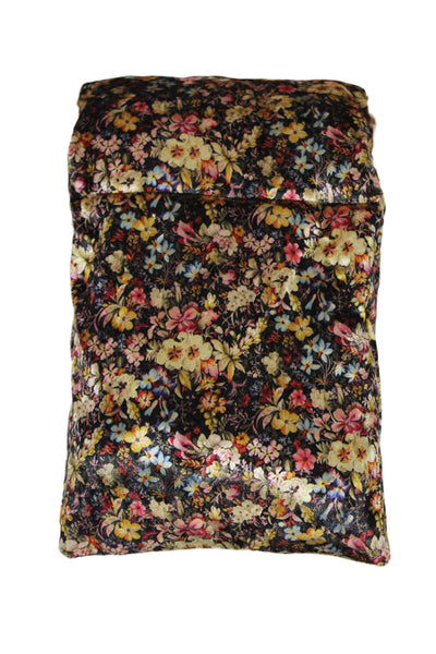 Anthropologie Womens Floral Print Puffer Scarf Multicolor Size 44"X6"