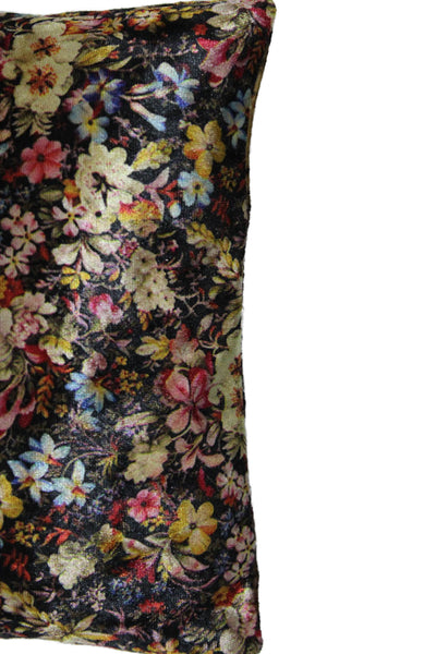 Anthropologie Womens Floral Print Puffer Scarf Multicolor Size 44"X6"
