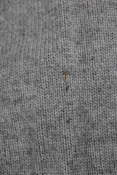 Joie Womens Gray V-Neck Pullover Sweater Wool Cashmere Long Sleeve Size XS