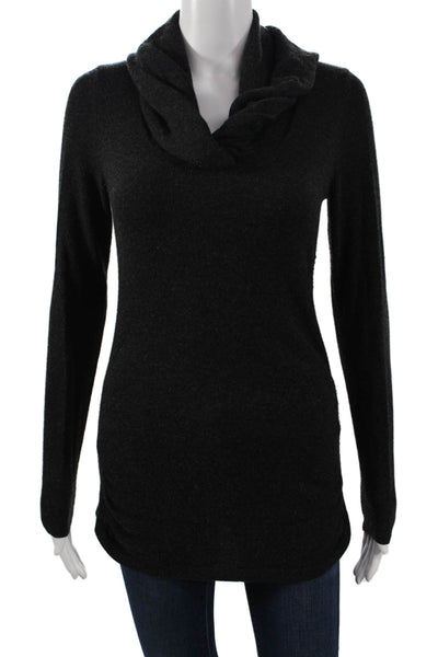 Elie Tahari Unisex Cashmere Turtleneck Pullover Black Size M