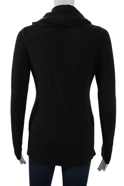 Elie Tahari Unisex Cashmere Turtleneck Pullover Black Size M