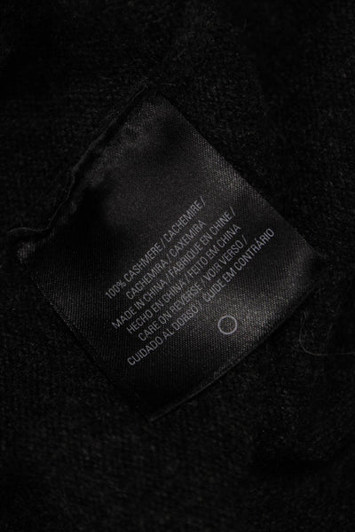 Elie Tahari Unisex Cashmere Turtleneck Pullover Black Size M