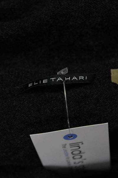 Elie Tahari Unisex Cashmere Turtleneck Pullover Black Size M