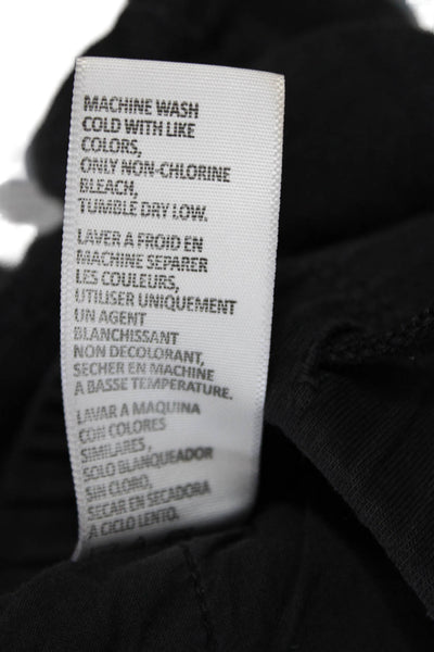 Standard James Perse Unisex Sweat Shorts Black Cotton Drawstring Size 1