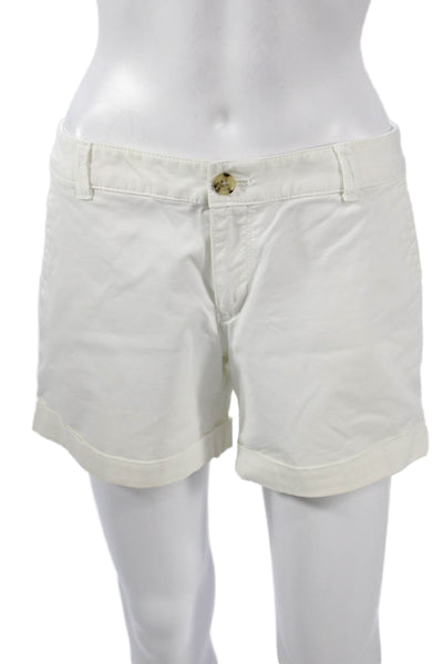 Banana Republic Unisex White Chino Shorts Size 2