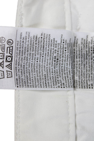 Banana Republic Unisex White Chino Shorts Size 2