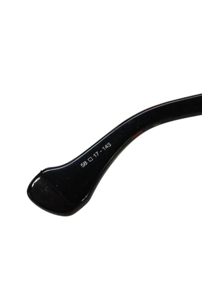 DITA Womens Vesoul Geometric Print Oversized Cat Eye Sunglasses Black