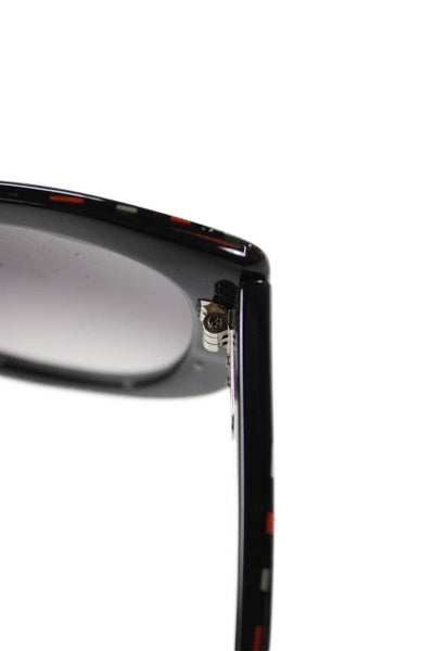 DITA Womens Vesoul Geometric Print Oversized Cat Eye Sunglasses Black