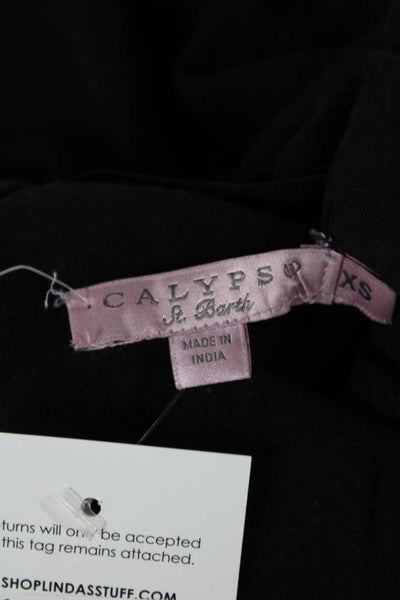 Calypso Saint Barth Womens Black V-Neck Camisole Sleeveless Silk Size XS