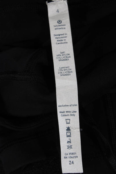 Lululemon Women Ankle Black Leggings Size 4